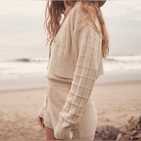 🛑SOLD🛑🎉HOST PICK🎉Free People Declan Romper sweater set | OUTERSPACE - Picture 2 of 8